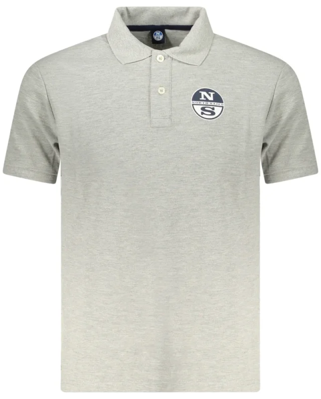 NORTH SAILS SHORT SLEEVE POLO GREY 995013000_GR0926 - North Sails