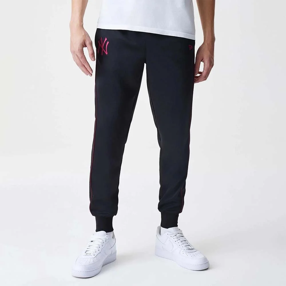 New Era New York Yankees Pant Black Fleece Track Joggers 60684263 - NEW ERA