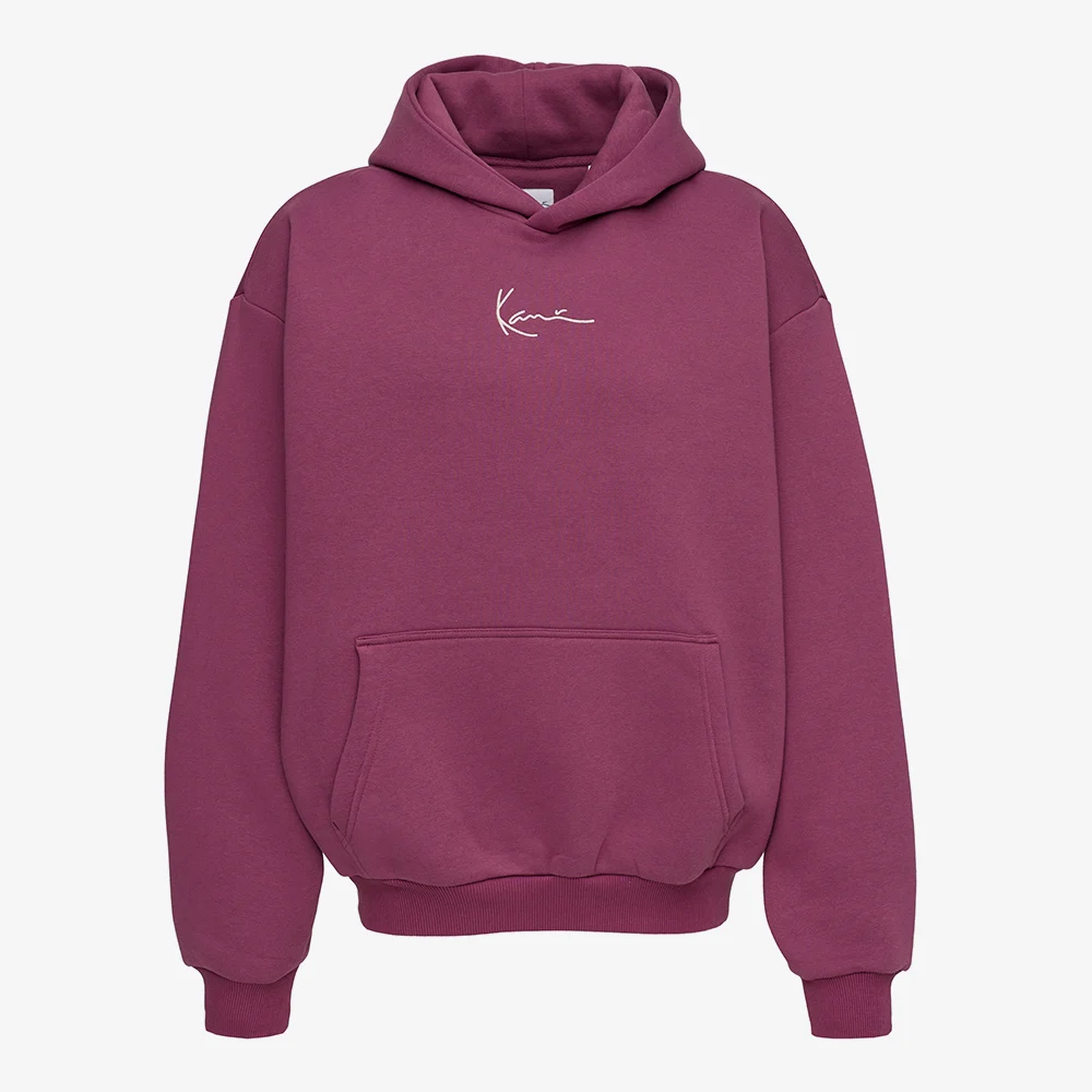 KARL KANI MAN SMALL SIGNATURE ESSENTIAL HOODIE VIOLE KM-HD021-082-03CHN-AW26 - KARL KANI