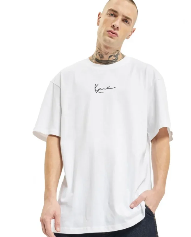 KARL KANI KK SIGNATURE TEE WHITE KKMQ12002 - KARL KANI