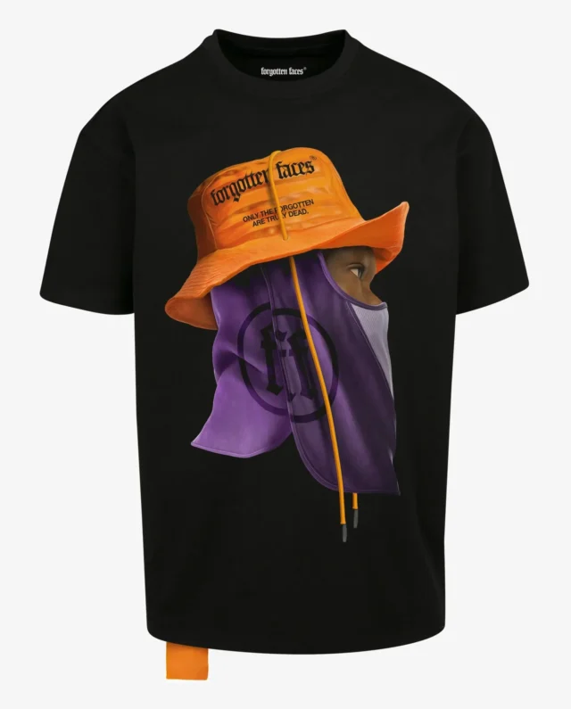 Forgotten Faces  HEAD GEAR HEAVY OVERSIZED TEE Black FOF0016-20007 - FORGOTTEN FACES