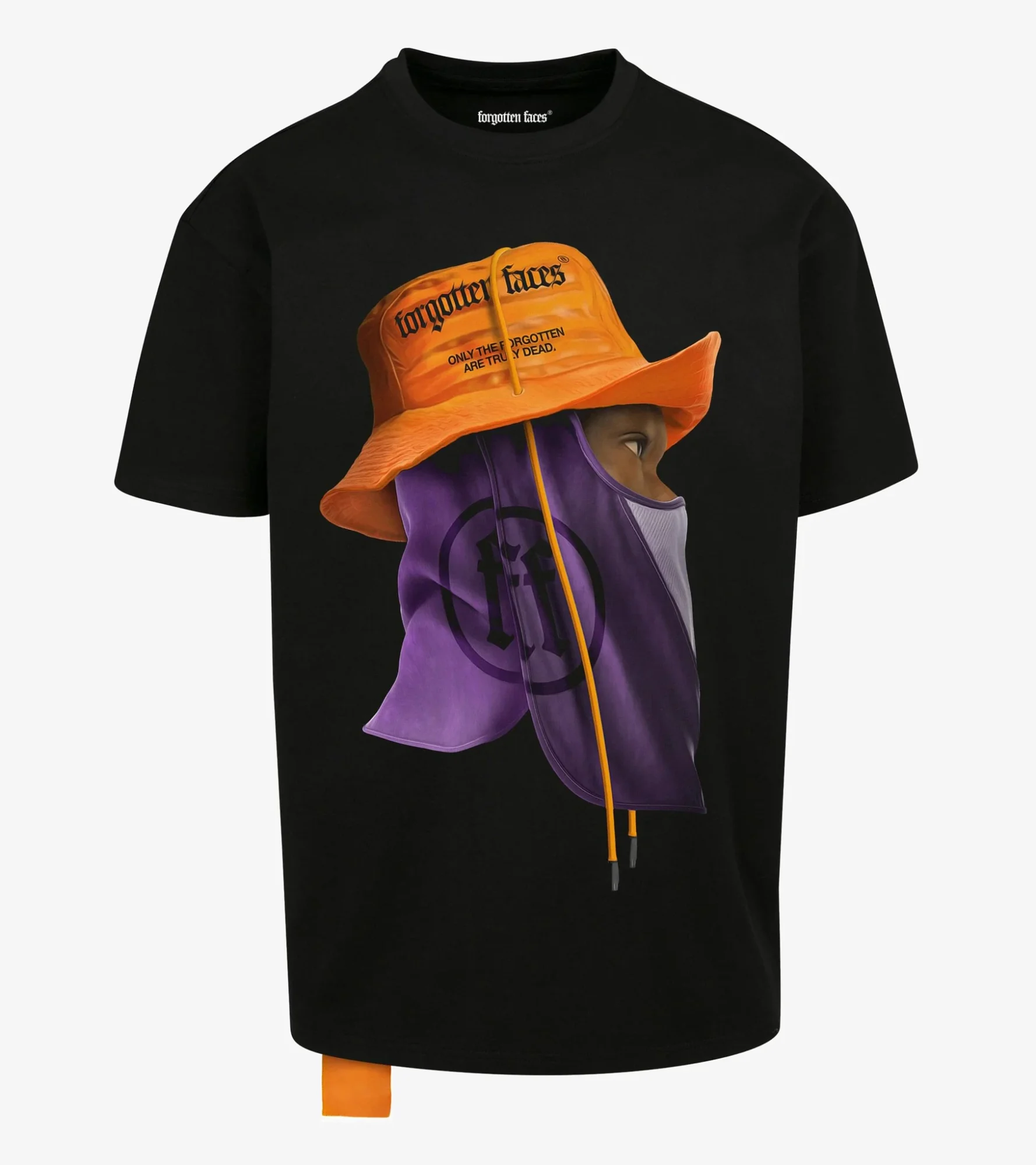 Forgotten Faces HEAD GEAR HEAVY OVERSIZED TEE Black FOF0016-20007 - FORGOTTEN FACES