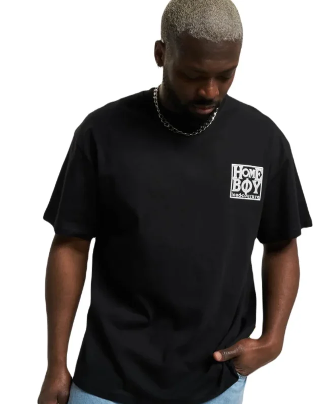 Homeboy OLD SCHOOL PUFFY Tee Navy Washed 01TS3051-53 - HOMEBOY