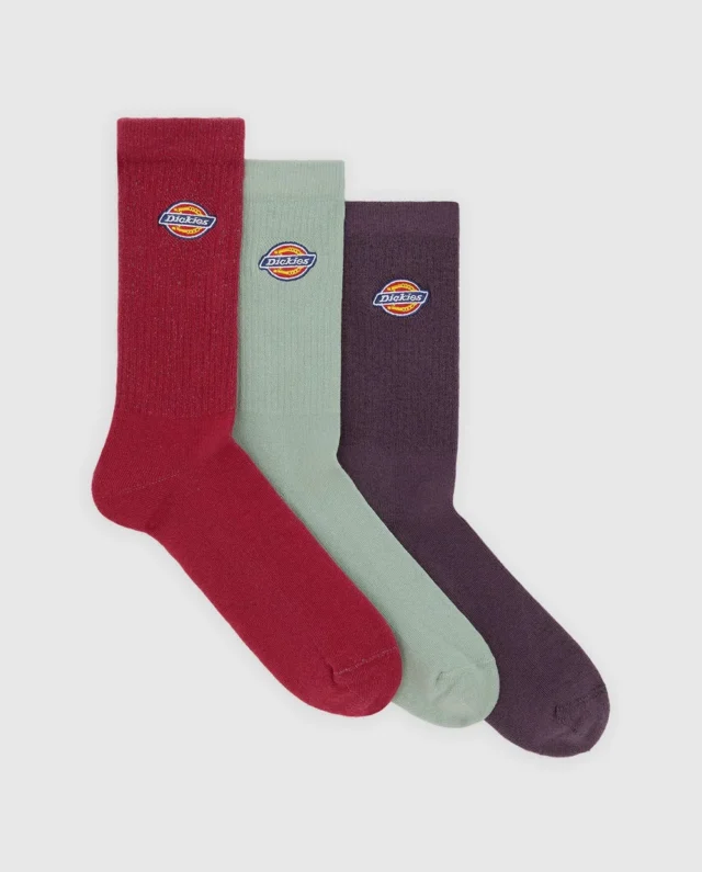 DICKIES VALLEY GROVE SOCKS 3-PACK VINTAGE VIOLET DK0A4X82L791 - DICKIES