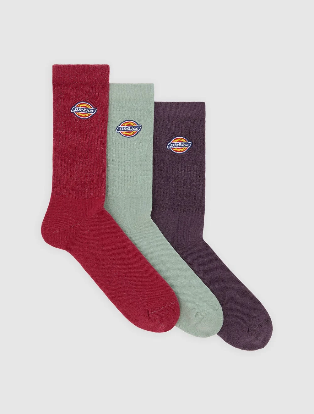 DICKIES VALLEY GROVE SOCKS 3-PACK VINTAGE VIOLET DK0A4X82L791 - DICKIES