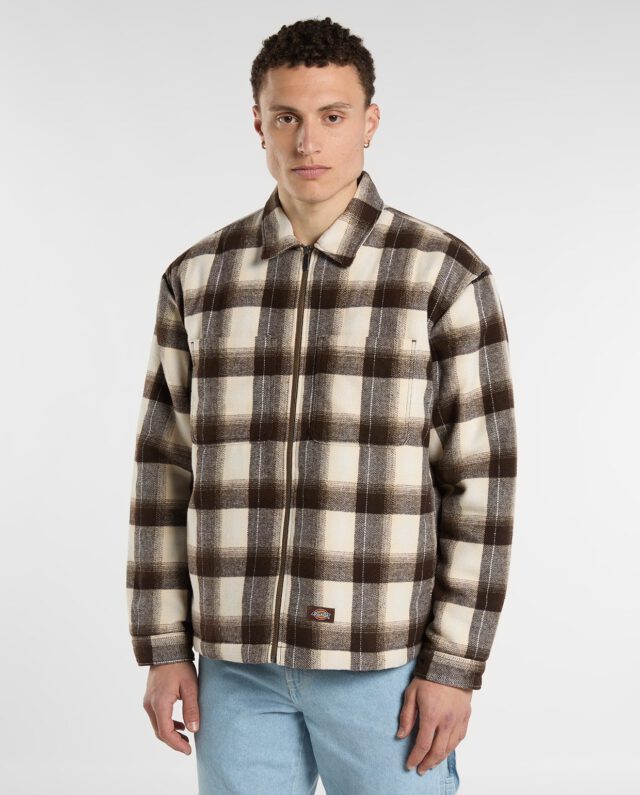 DICKIES FLORENCE OVERSIZED SHACKET TIMBER BROWN DK0A8DTD0TB1 - DICKIES