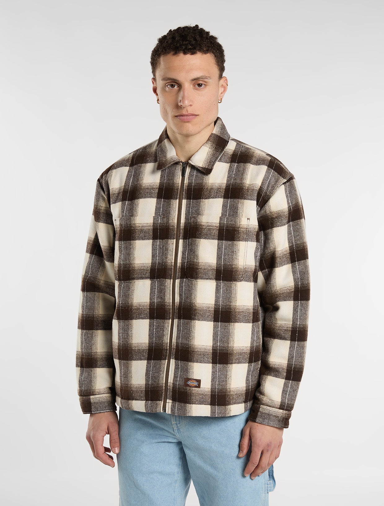 DICKIES FLORENCE OVERSIZED SHACKET TIMBER BROWN DK0A8DTD0TB1 - DICKIES