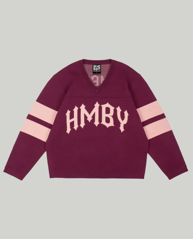 HOMEBOY TRIC Knit Maroon Washed 01KN1136 75 - HOMEBOY