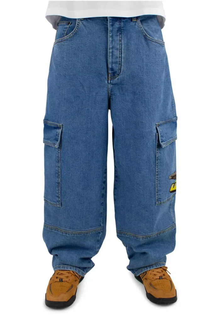 HOMEBOY X-TRA UFO CARGO DENIM WASHED BLUE 01PA1501-81 - HOMEBOY