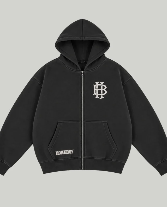 Homeboy MONOCHROM HOODED JACKET Black 01SW3137 10 - HOMEBOY