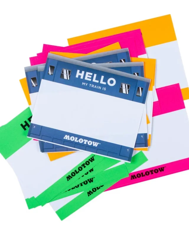 Molotow Sticker “Hello my paint is” Sticker Set - Molotow