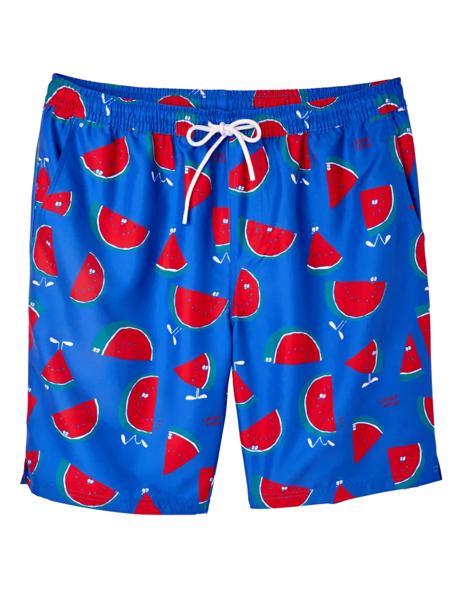 LOUSY LIVIN BEACH SHORTS MELONS ROYAL LUSSMEL - Lousy Livin