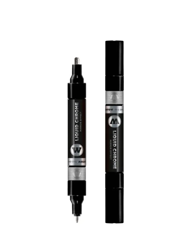 Molotow Marker Liquid Chrome Twin – 1,5mm & 4mm - Molotow