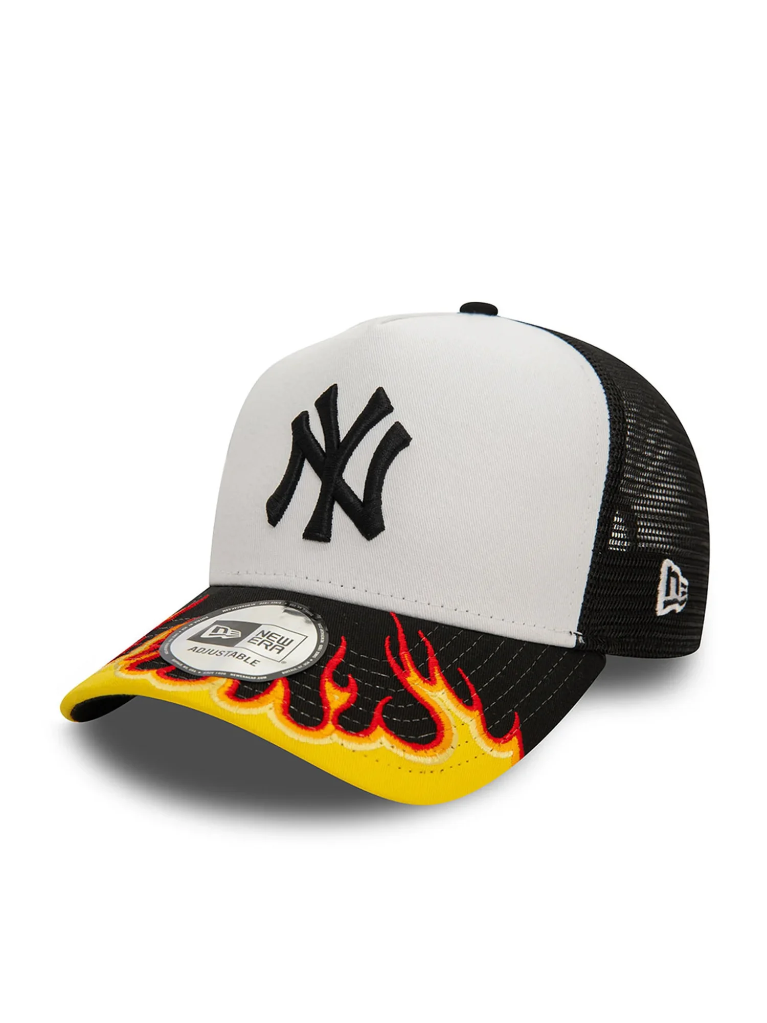 New Era MLB NY Yankees Flame Trucker Cap Black 60565478 - NEW ERA