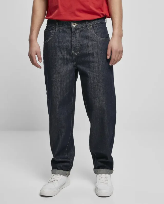 Southpole Trousers embroidery denim SP128 RAW INDIGO - SOUTHPOLE