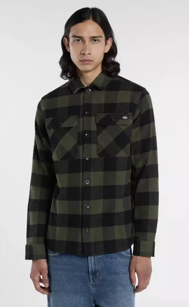 DICKIES SACRAMENTO SHIRT DEEP DEPTHS DK0A4XDZL951 - DICKIES