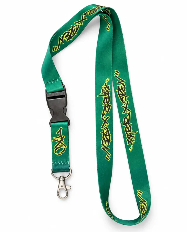 TERROR X CREW ”Η ΓΕΥΣΗ ΤΟΥ ΜΕΝΟΥΣ” LANYARD GREEN - HIP HOP SHOP CREW